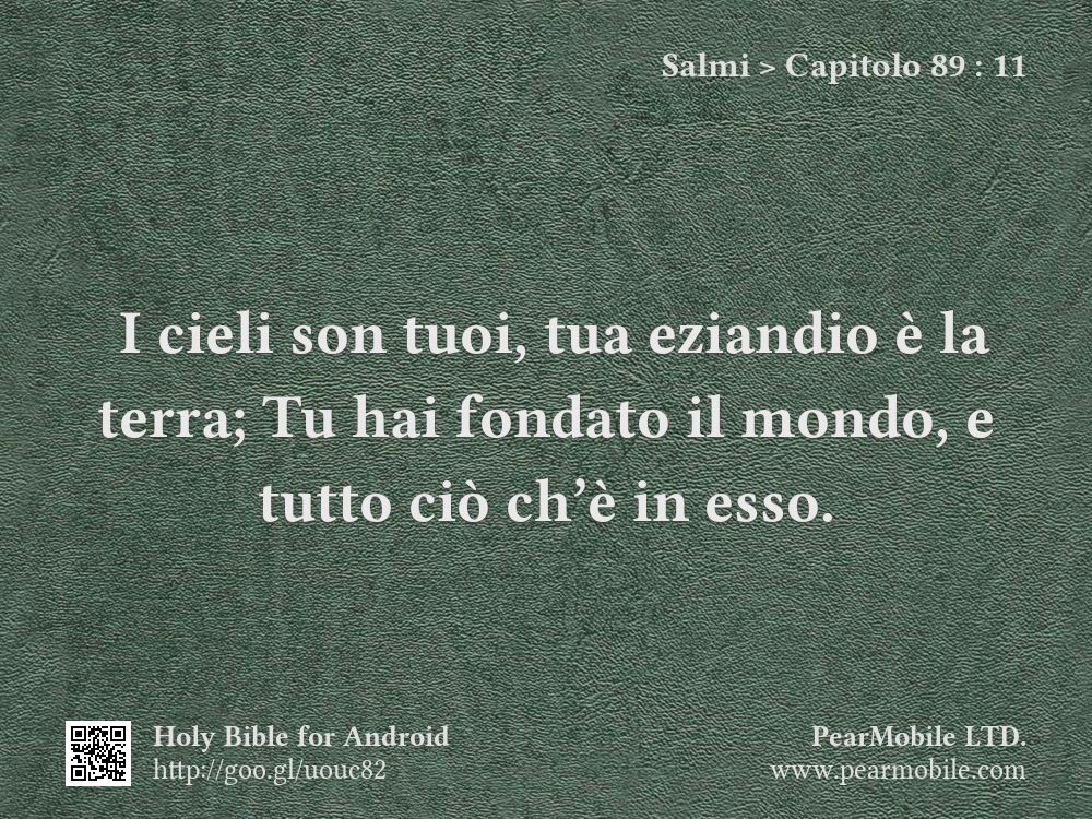 Salmi, Capitolo 89:11